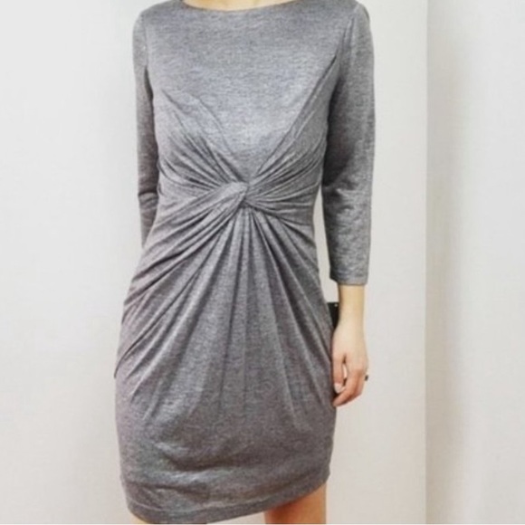 Muse Silver Knotted Mini Dress - Picture 2 of 3